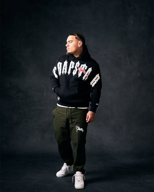 Handstyle x Trapstar Irongate Arch Hoodie Black/White – Geedup Co. US