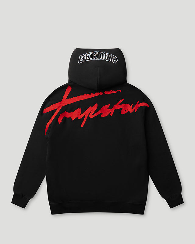 Team Logo x Trapstar Signature Jacket Black/White/Red – Geedup US - Main Image