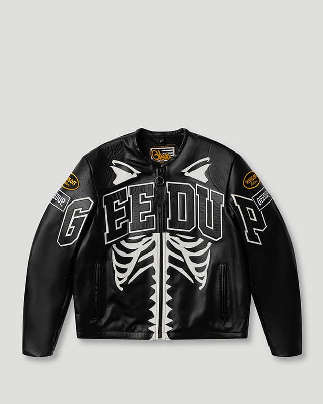 Geedup x Vanson Bone Jacket Black/White – Geedup Co. US