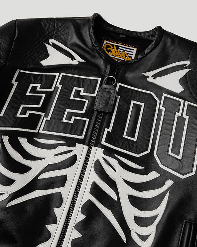 Geedup x Vanson Bone Jacket Black/White – Geedup Co. US