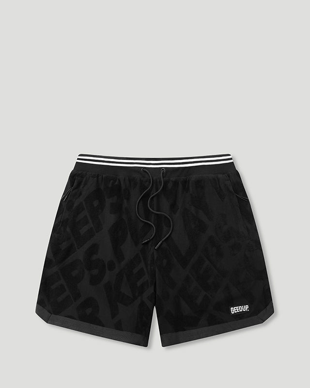 Black Camo Monogram Shorts