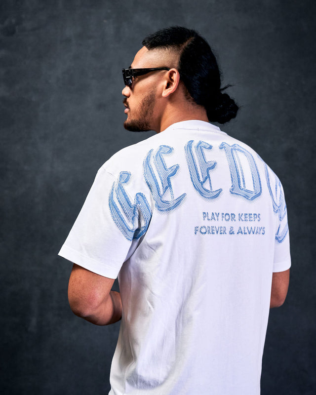 Chrome T-Shirt White/Cool Blue
