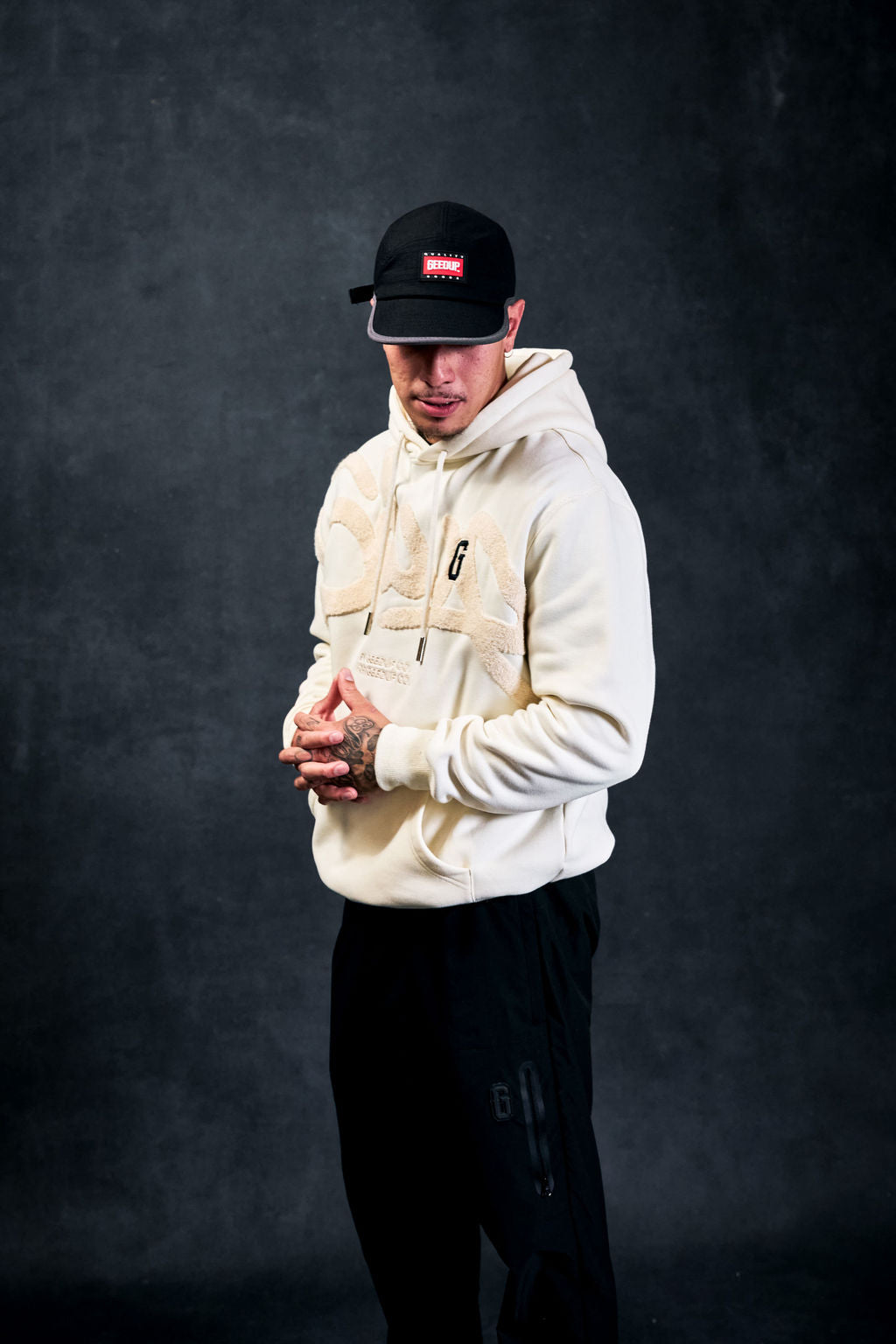 Core Logo Ripstop 5 Panel Hat Black – Geedup Co. US