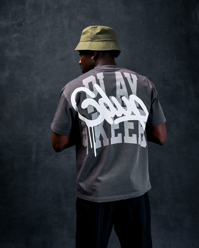 Play 4 Keeps T-Shirt Charcoal/White