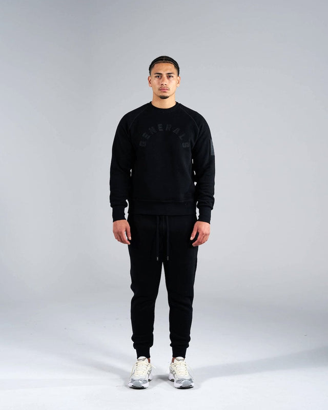 Generals Classic Fit Crewneck Jet Black