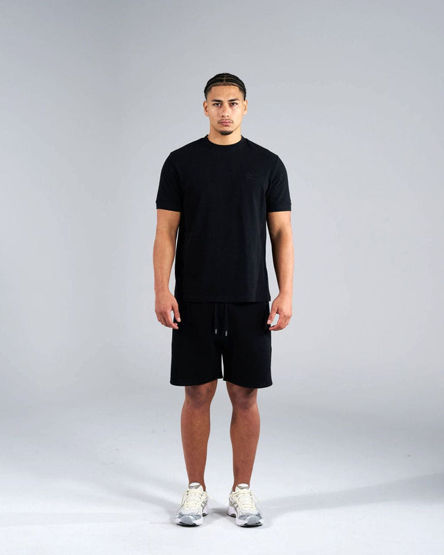 Generals Slim Fit Pique T-Shirt Jet Black
