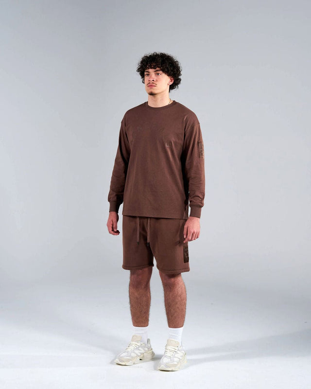 Generals Classic Fit Longsleeve T-Shirt Chestnut