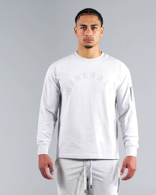 Generals Classic Fit Longsleeve T-Shirt Nimbus Cloud