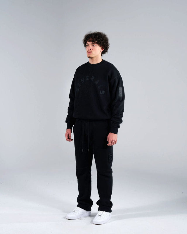 Generals Straight Leg Trackpants Jet Black