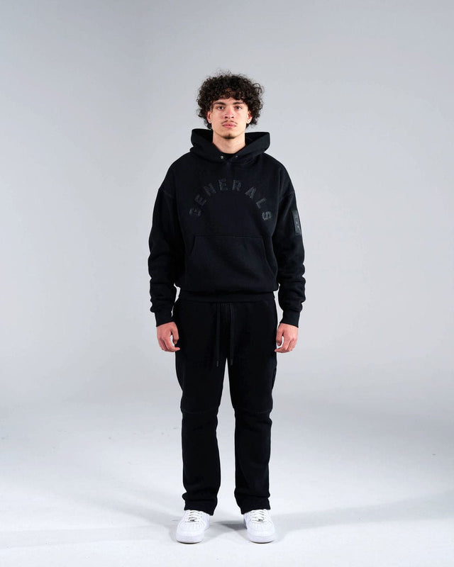Generals Oversized Hoodie Jet Black
