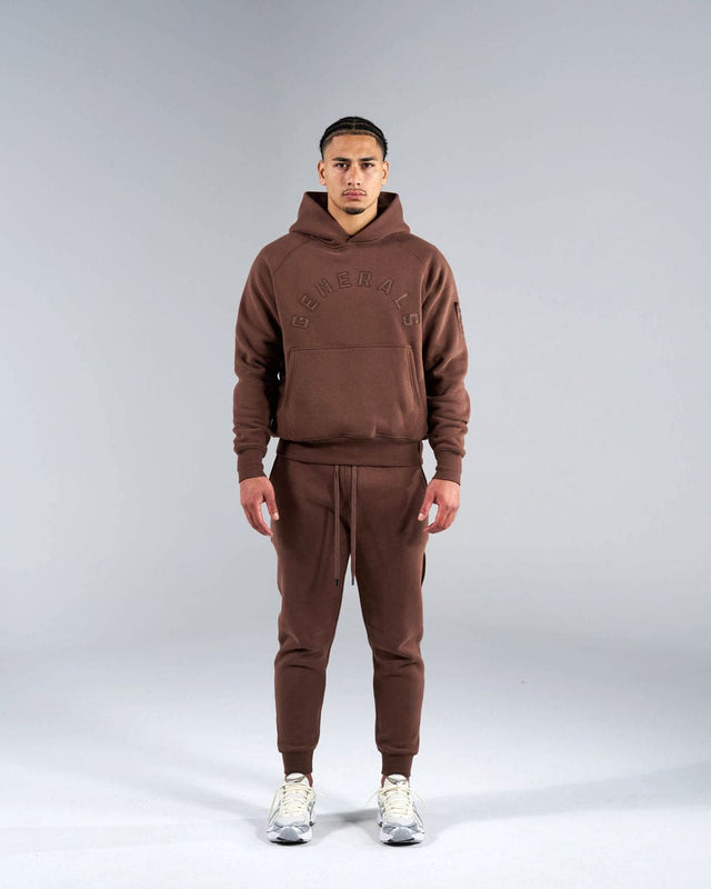 Generals Classic Fit Raglan Hoodie Chestnut
