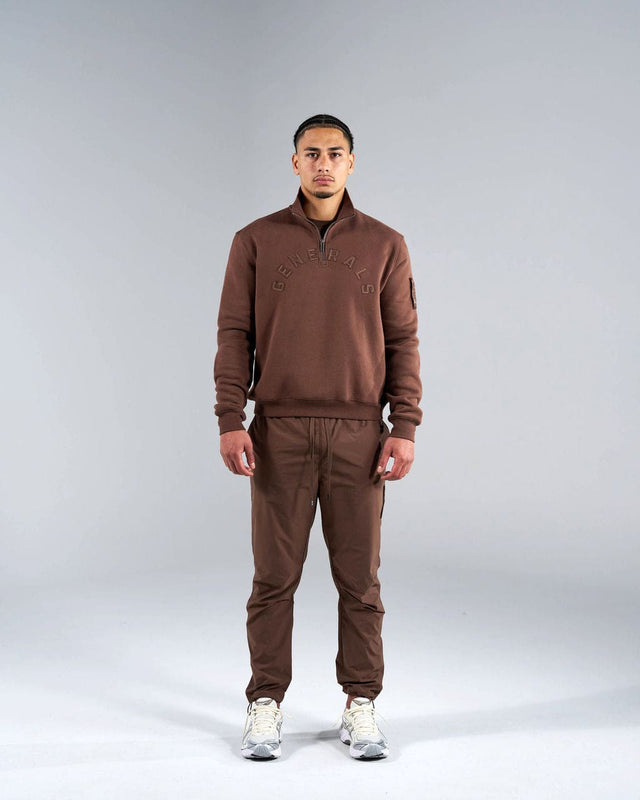 Generals Classic Zip Qtr Zip Chestnut