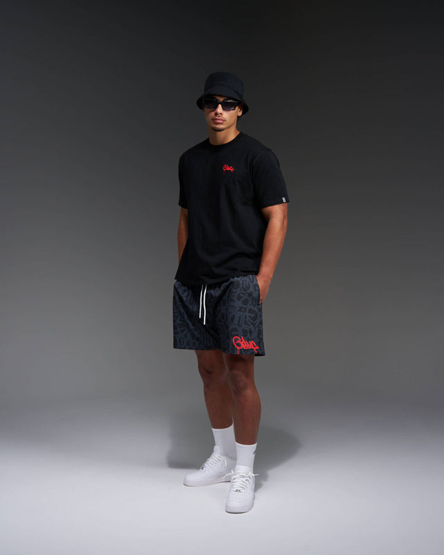 Micro Handstyle T-Shirt Black/Red