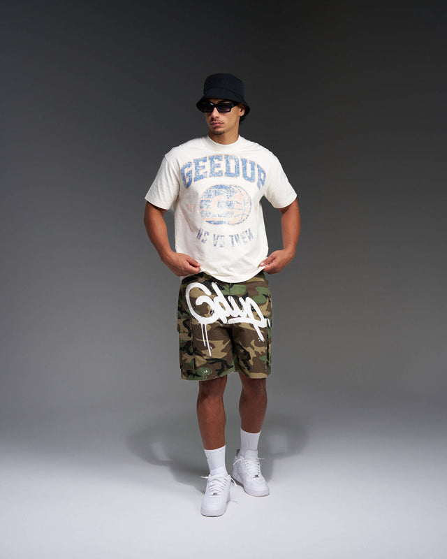 Handstyle Cargo Short Camo Green