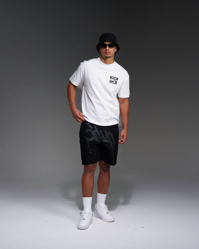 Handstyle Cargo Short Black