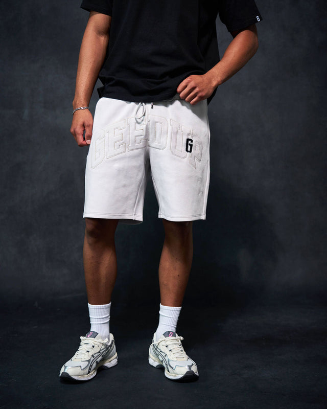 Team Logo Pique Short Grey