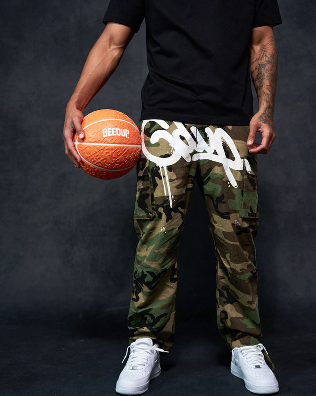 Handstyle R/S Cargo Pants Camo Green