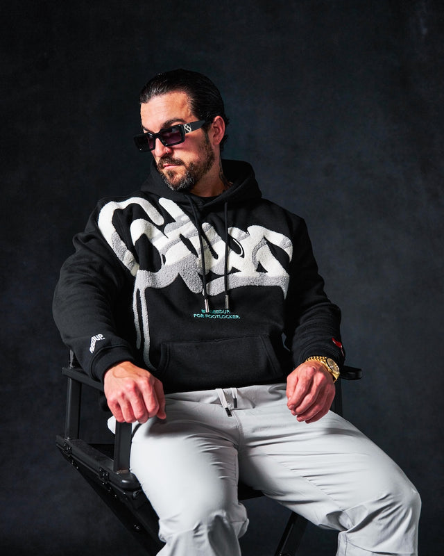 Handstyle x Foot Locker Hoodie Black/White/Grey