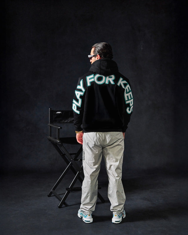 PFK x Foot Locker Hoodie Black/Turbo Green/White