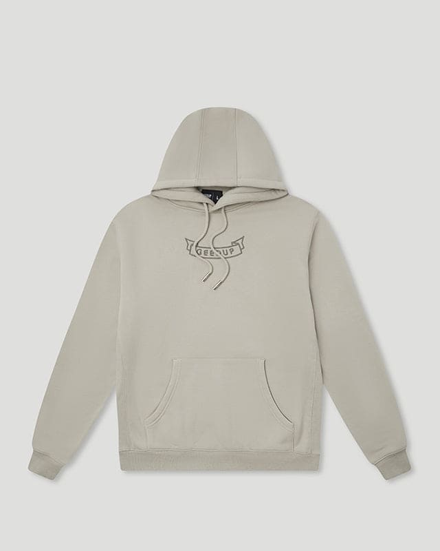 Wreath Hoodie Concrete Grey