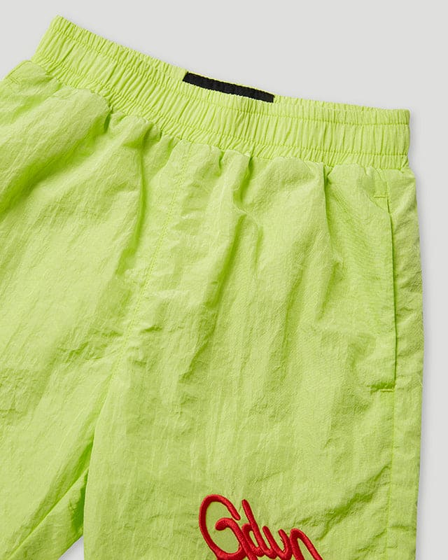 Handstyle Nylon Kids Shorts Hyper Yellow