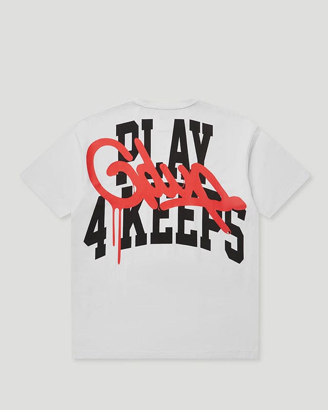 Play 4 Keeps T-Shirt White/Red