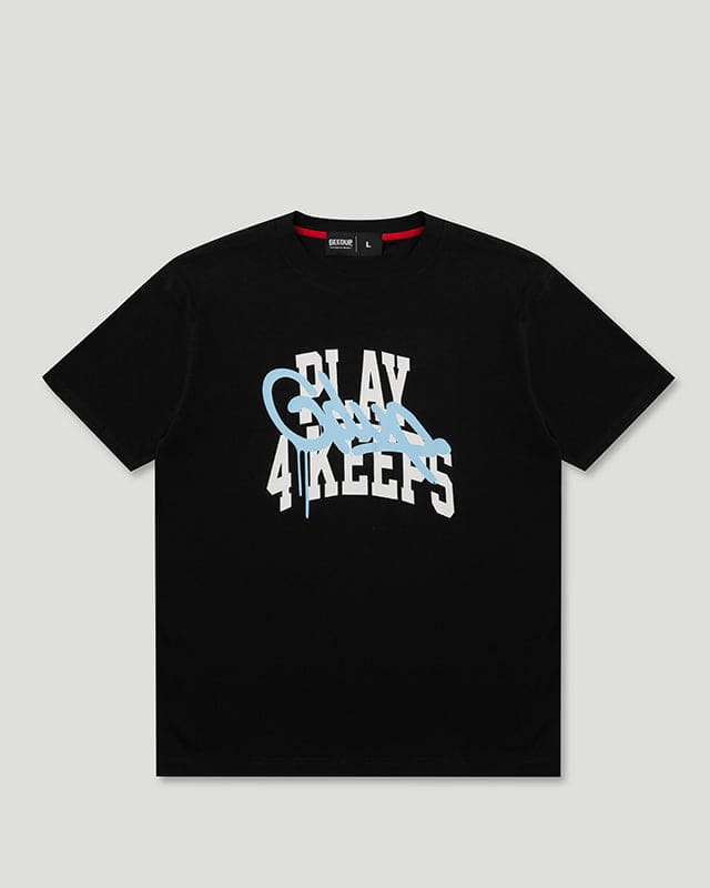 Play 4 Keeps T-Shirt Black/Blue