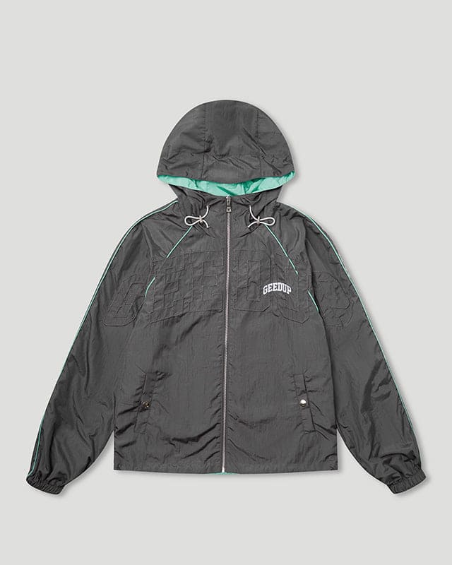 Team Logo/PFK Reversible Jacket Charcoal/Teal