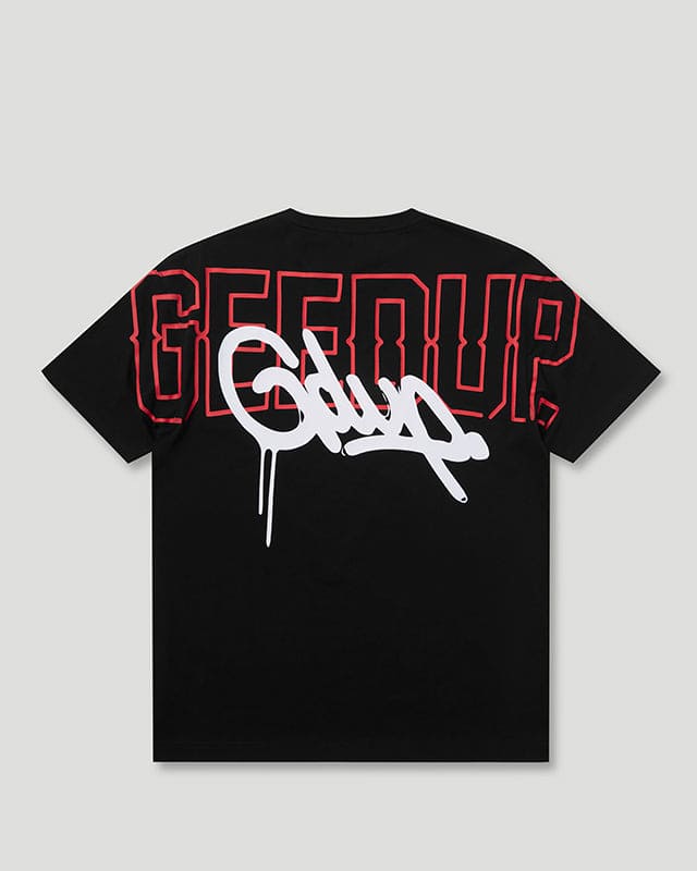 Neon Core Logo T-Shirt Black/Red