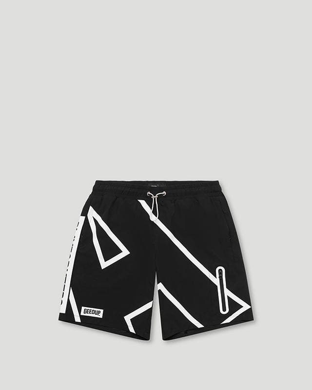 Geedup x Arrdee Sublimated Shorts Black/White