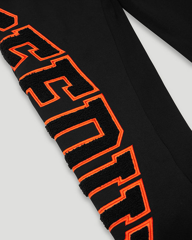 Team Logo Trackpants Black/Black Orange