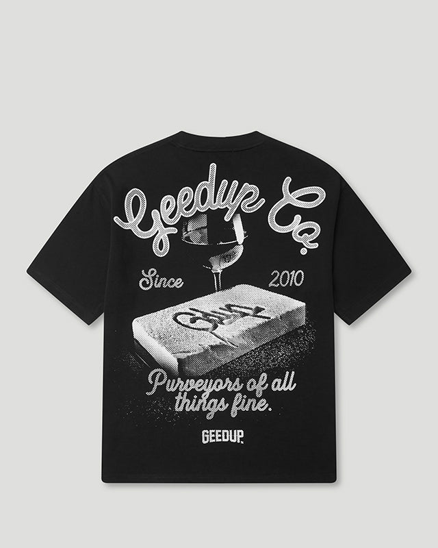 Merlot Brick T-Shirt Washed Black