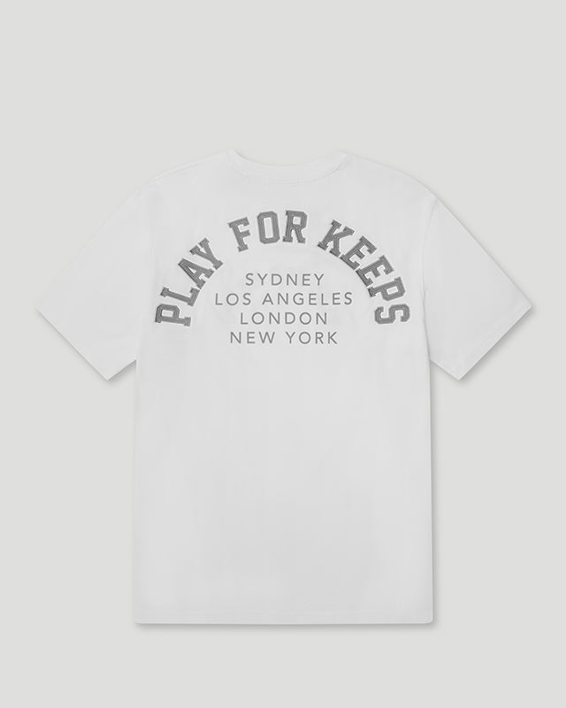 PFK Cities T-Shirt White/Grey
