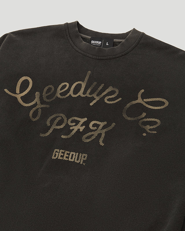 PFK Boxer Crewneck Washed Black – Geedup Co. US