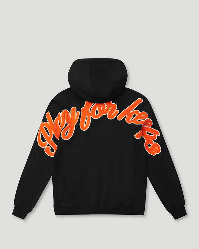 PFK Script Hoodie Black/Orange