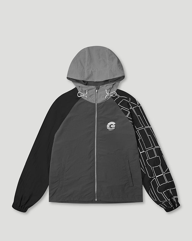 Sportsman Windbreaker Black/Grey