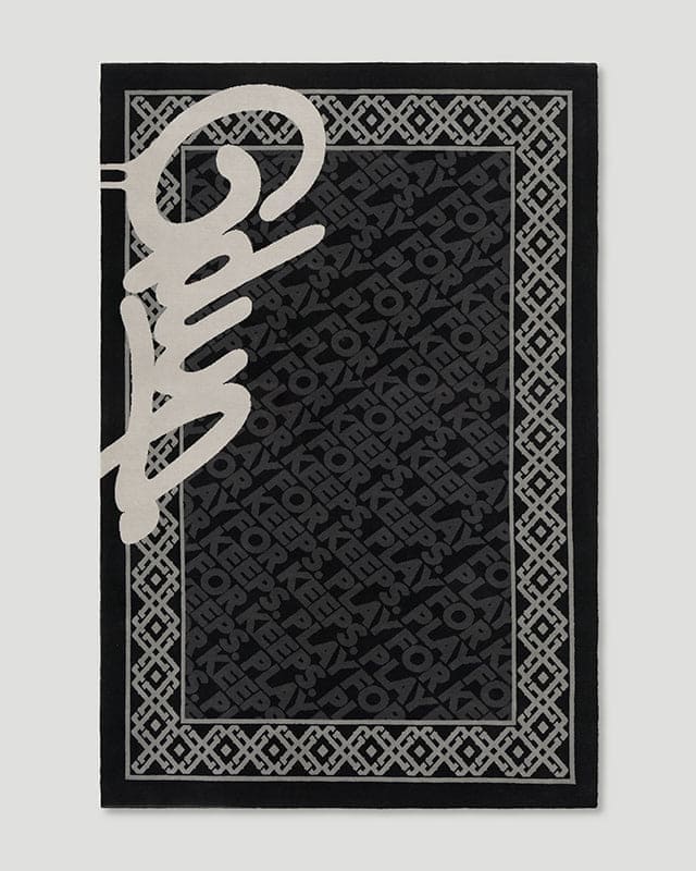 GDUP Rug Black/Grey - X-Large