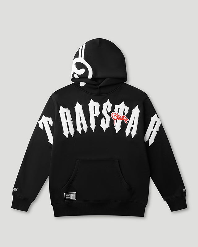 Handstyle x Trapstar Irongate Arch Hoodie Black/White