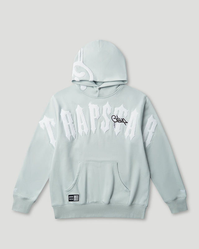Handstyle x Trapstar Irongate Arch Hoodie Cool Blue/White