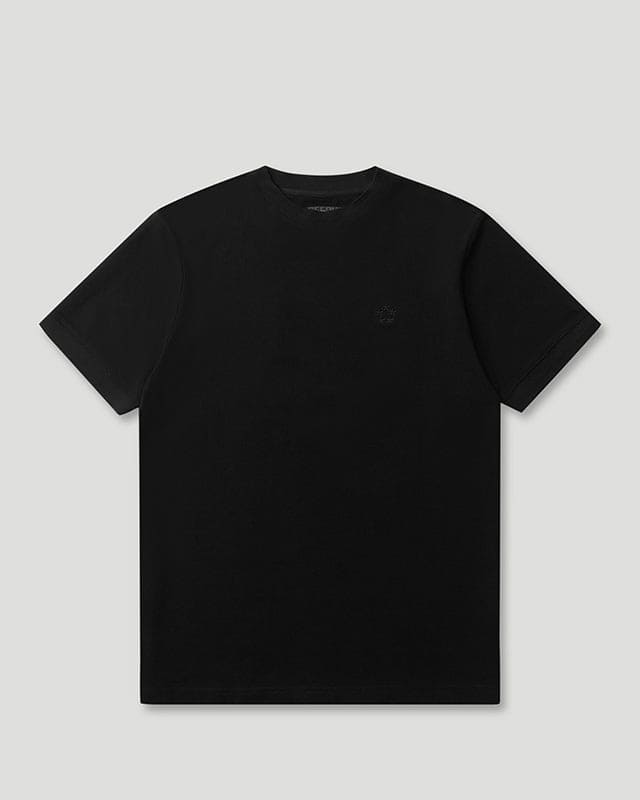 Generals Slim Fit Pique T-Shirt Jet Black