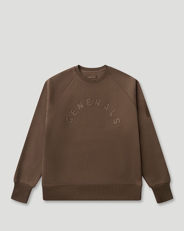 Generals Classic Fit Crewneck Chestnut