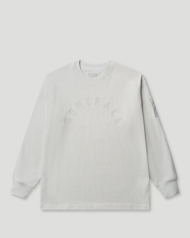 Generals Classic Fit Longsleeve T-Shirt Nimbus Cloud
