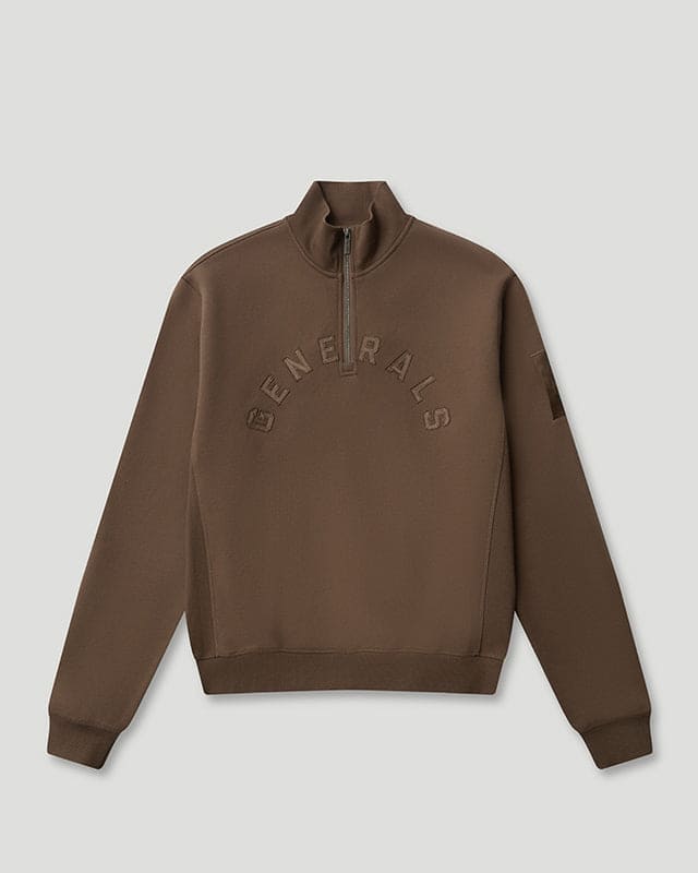 Generals Classic Zip Qtr Zip Chestnut