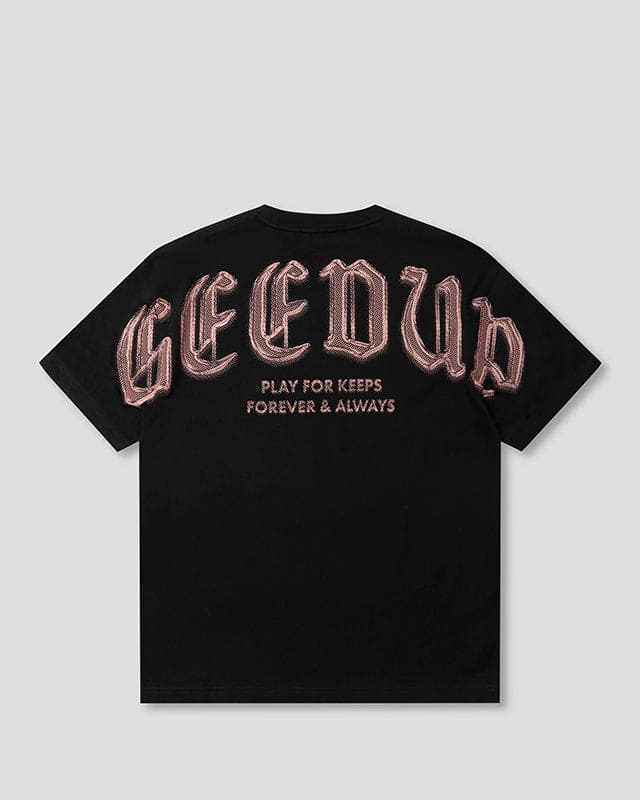 Chrome T-Shirt Black/Rose