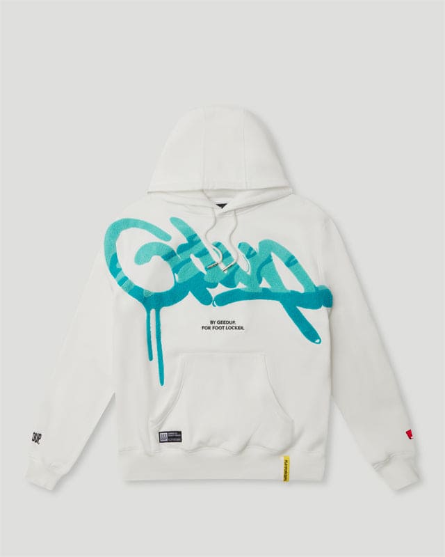 Handstyle x Foot Locker Hoodie White/Aqua/Turbo Green
