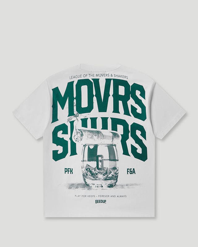 MVRS & SHKRS Cigar T-Shirt Off White/Green