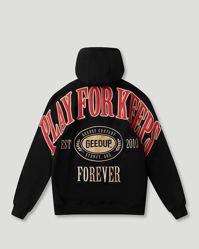 PFK Company Hoodie Black/Red/Cream