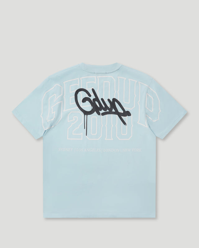 Core Handstyle T-Shirt Cool Blue/Black