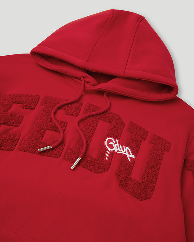 Team Logo/Handstyle Hoodie Tonal Red