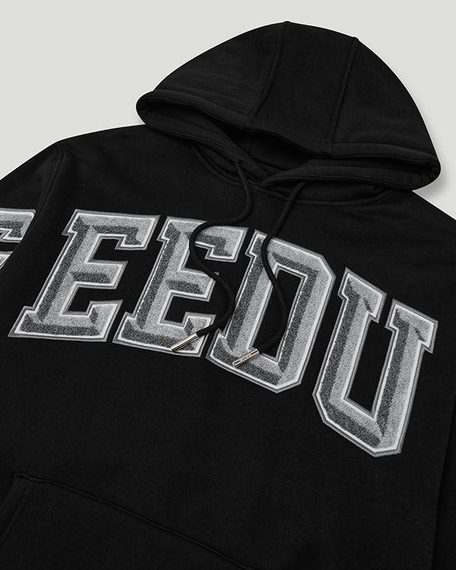 Team Logo 3D Hoodie Black/Grey
